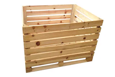 Jaula grande de madera para embalaje