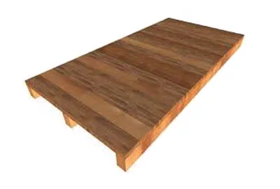 Tarima de madera de pino de 80×120 cm